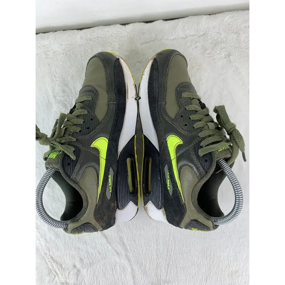 Nike Air Max 90 GS Medium Olive Volt DV3607-200 Youth 5 / Women’s 6.5